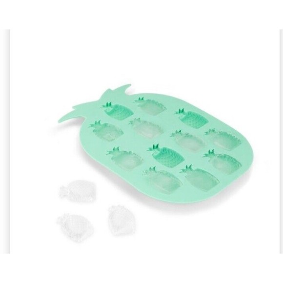 Blush Silicone Pineapple Shaped Ice Mold Tray BPA Free NEW In Package, New - Picture 7 of 7
